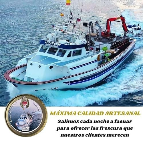 Pack Premium I Cesta Variada Productos Gourmet I Lata Hansa Anchoas Revilla I Ijada de Atún I Sardinas Ahumadas I Anchoas del Cantábrico Premium.