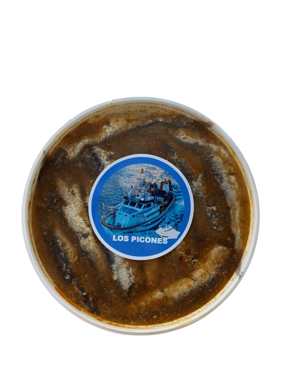 Anchoas del Cantábrico XL Enteras en Salmuera I Pandereta 200g/10. I Para Preparar.