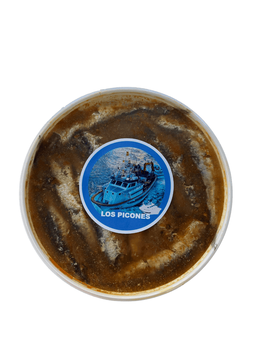 Anchoas del Cantábrico XL Enteras en Salmuera I Pandereta 200g/10. I Para Preparar.