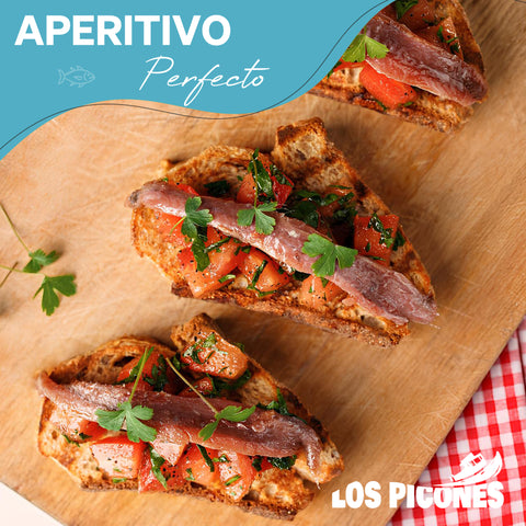 Anchoas del Cantábrico XL Enteras en Salmuera I Pandereta 200g/10. I Para Preparar.