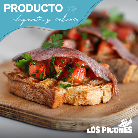 Anchoas Revilla I Anchoas Del Cantábrico en Mantequilla Ecológica I Octavilla 60g/8-10 lomos.